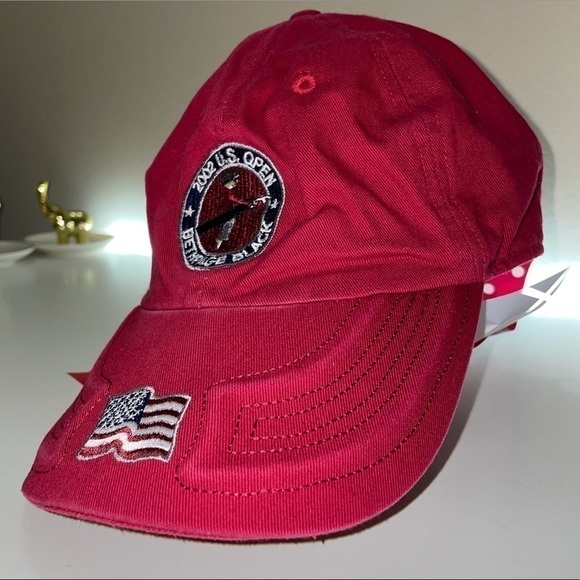 U.S Open Bethpage Black Golf Tournament 2002 Edition Red Hat/Cap - Picture 2 of 5